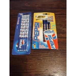 Vintage Pepsi pens and pencils